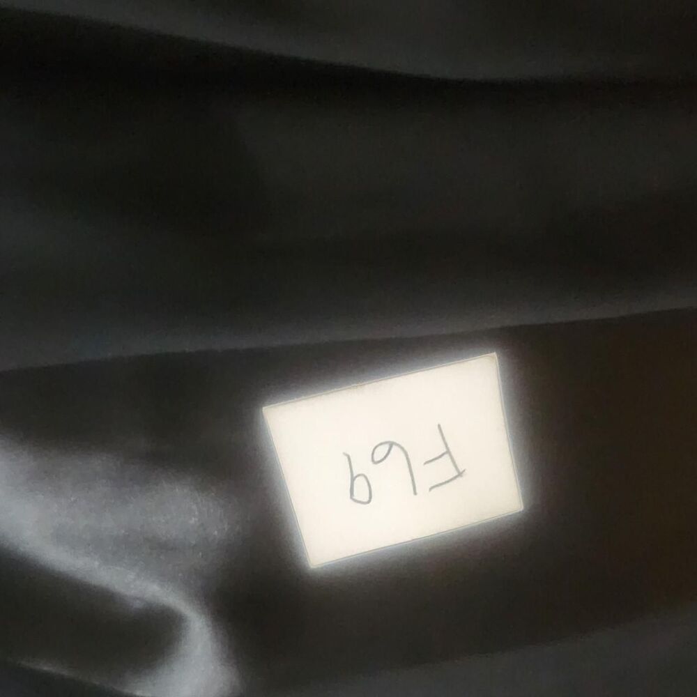 Adrianna Papell Black Satin V-Neck A-Line Dress - Picture 8 of 8